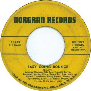Johnny Hodges And His Orchestra - Easy Going Bounce