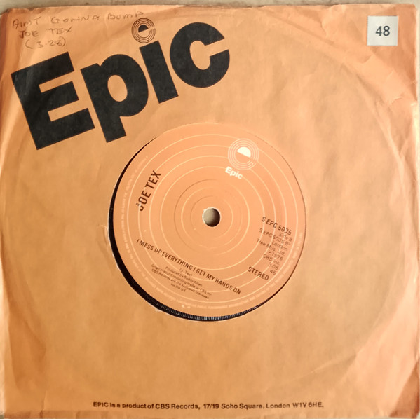 Joe Tex - Ain't Gonna Bump No More (With No Big Fat Woman)