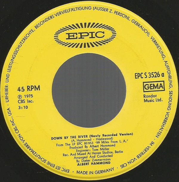 Albert Hammond - Down By The River (Newly Recorded Version)