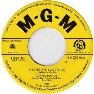 Connie Francis - Among My Souvenirs / Do You Love Me Like You Kiss Me