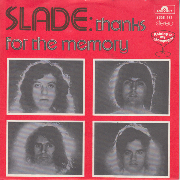 Slade – Thanks For The Memory (Wham Bam Thank You Mam) (1975) – Hoes