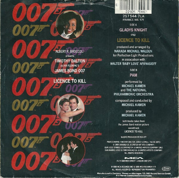 Gladys Knight - Licence To Kill