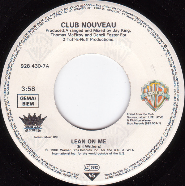 Club Nouveau - Lean On Me