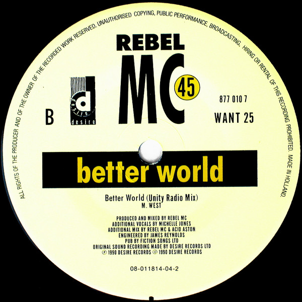 Rebel MC - Better World