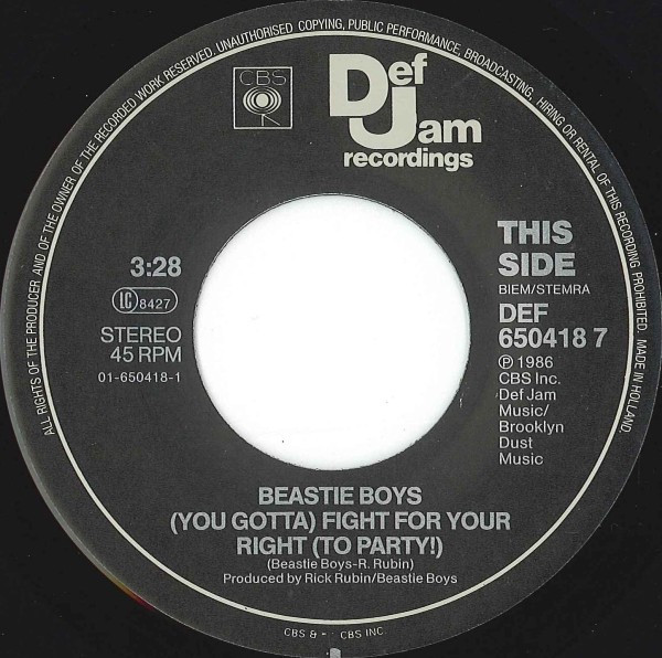 Beastie Boys - Fight For Your Right