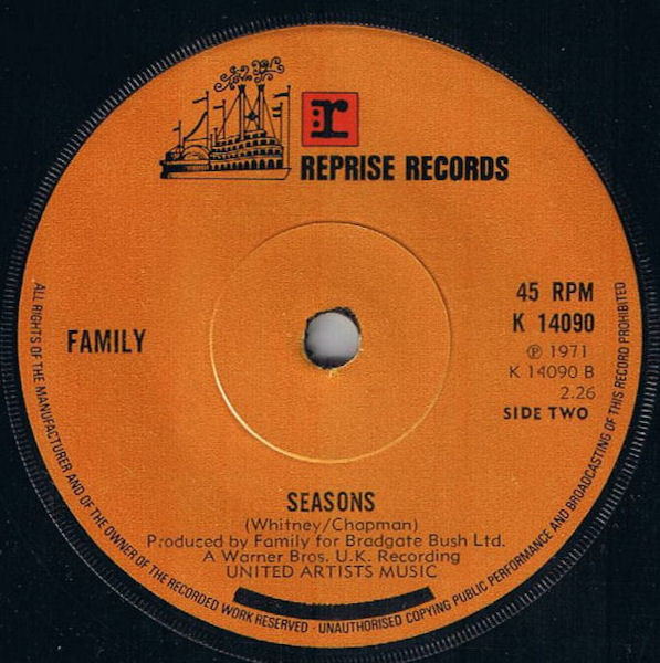 Family (6) – In My Own Time (1971) – Hoes