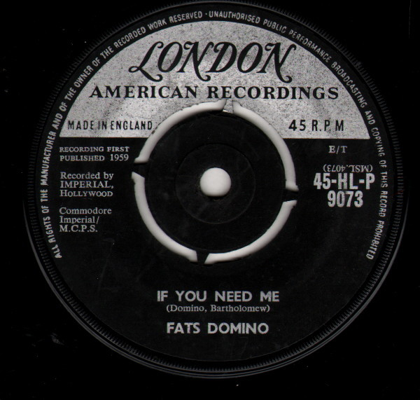 Fats Domino – If You Need Me (1959) – Foto 2