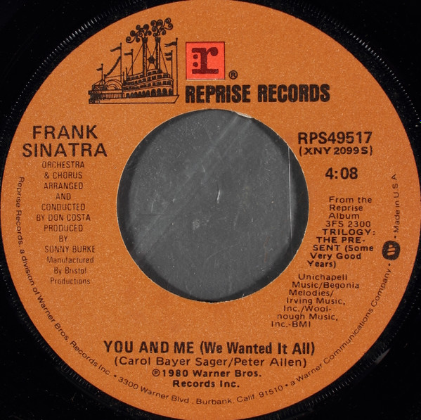 Frank Sinatra – You And Me (We Wanted It All) (1980) – Hoes