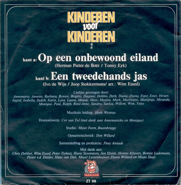 Kinderen Voor Kinderen – Op Een Onbewoond Eiland (1981) – Foto 3