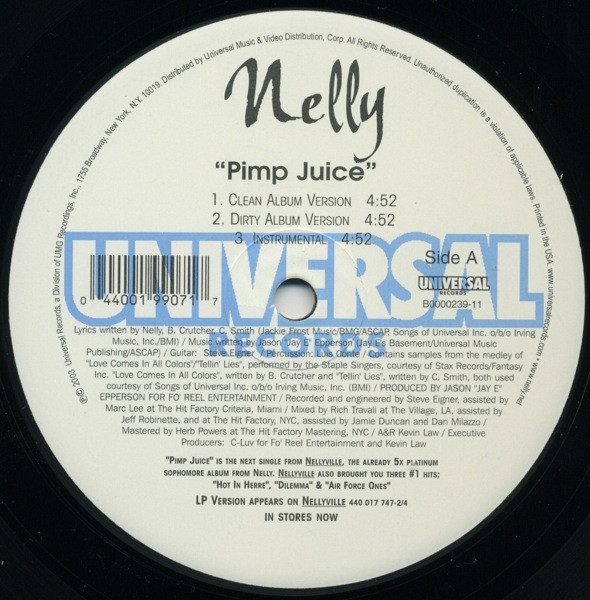 Nelly – Pimp Juice (2003) – Hoes