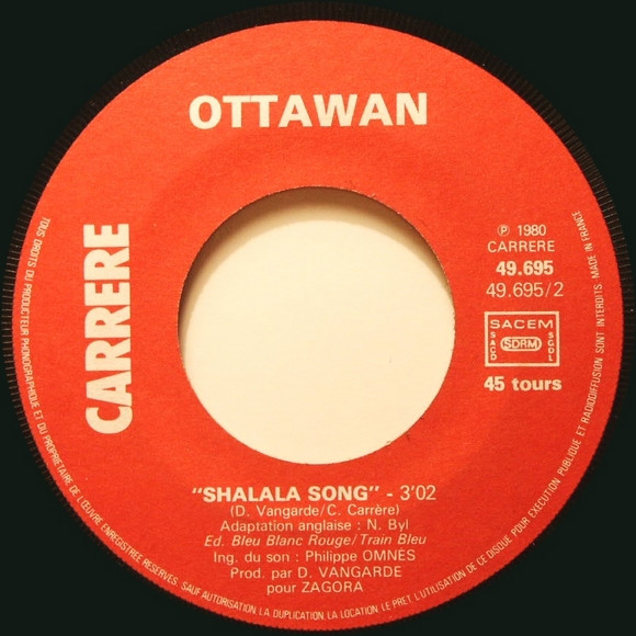 Ottawan – Haut Les Mains (Donne Moi Ton Coeur) (1980) – Hoes