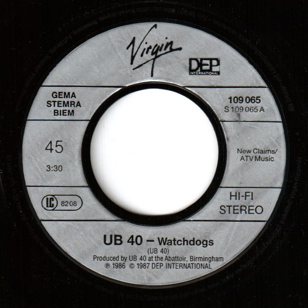 UB40 – Watchdogs (1987) – Foto 2