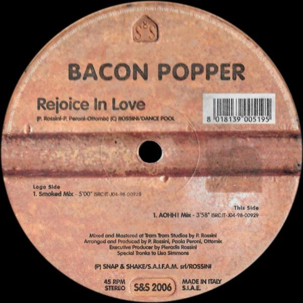 Bacon Popper – Rejoice In Love (1998) – Hoes