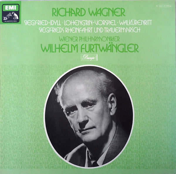 Richard Wagner – Siegfried-Idyll · Lohengrin-Vorspiel · Walkürenritt · Siegfrieds Rheinfahrt Und Trauermarsch (1977) – Hoes