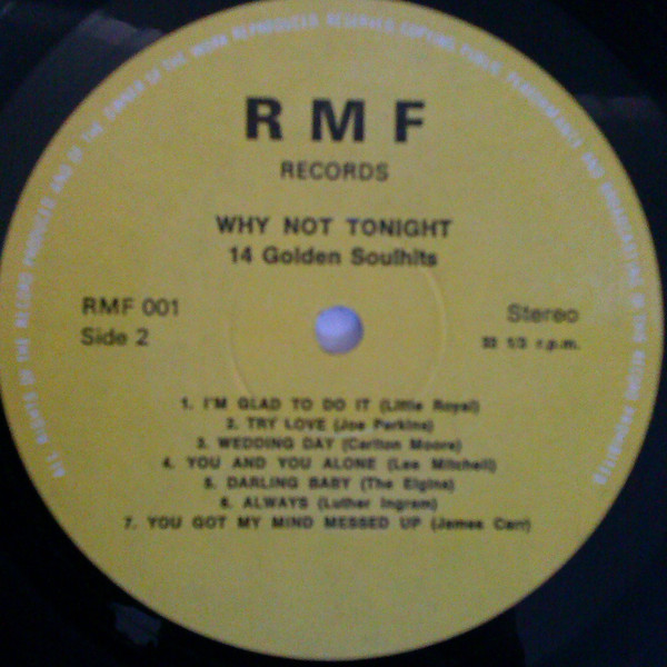 Various – Why Not Tonight 14 Golden Soul Hits – Hoes