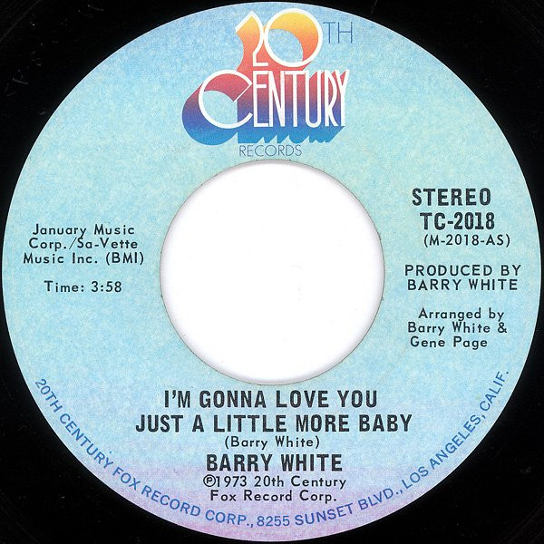 Barry White – I'm Gonna Love You Just A Little More Baby (1973) – Hoes