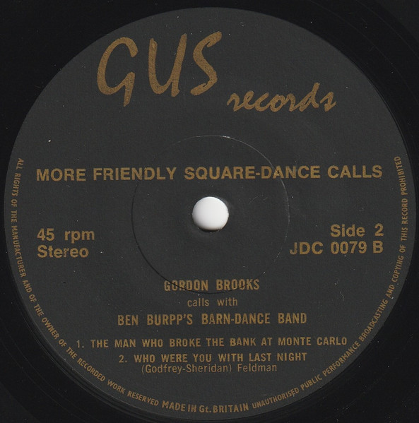Ben Burpp's Barn Dance Band – Enjoy Yourself – Hoes