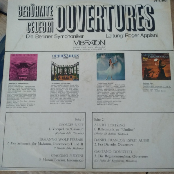 Berliner Symphoniker – Celebri Ouvertures – Hoes