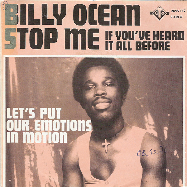 Billy Ocean – Stop Me (If You've Heard It All Before) (1976) – Hoes