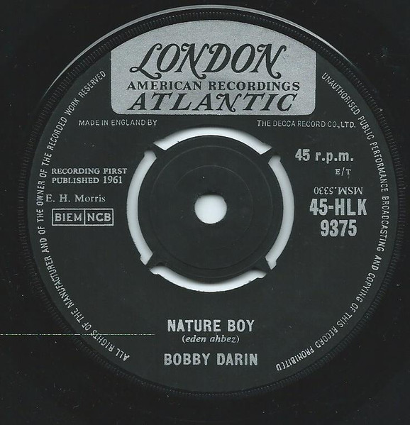 Bobby Darin – Nature Boy (1961) – Hoes