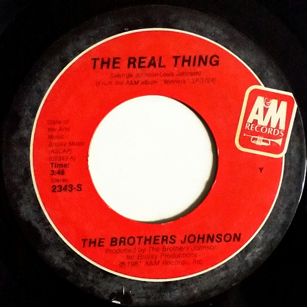 Brothers Johnson – The Real Thing (1981) – Hoes