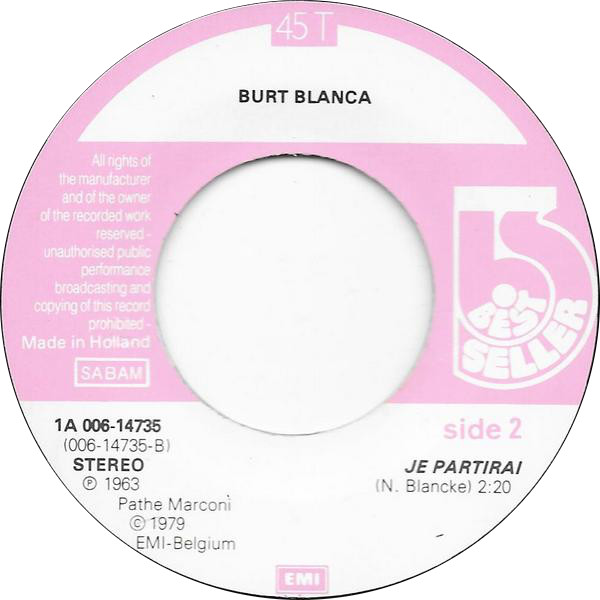 Burt Blanca – Tout En Fumée (1979) – Hoes