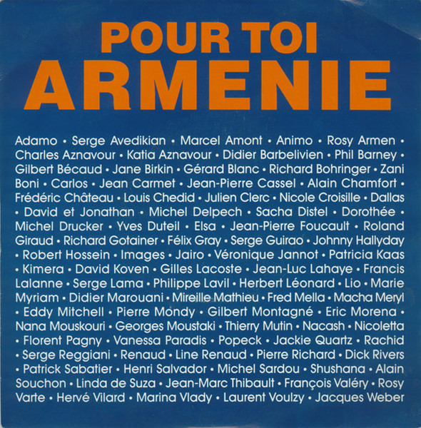 Charles Aznavour – Pour Toi Arménie (1989) – Hoes