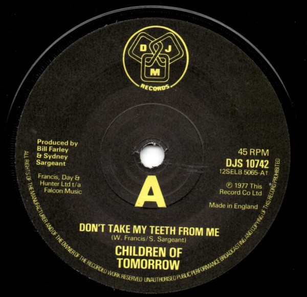Children Of Tomorrow – Don't You Take Back My Teeth From Me (1977) – Hoes