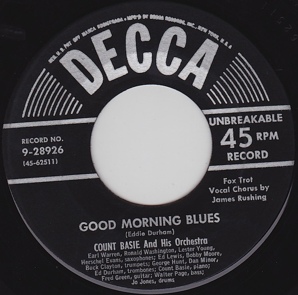 Count Basie Orchestra – Good Morning Blues / Doggin' Around (1953) – Hoes