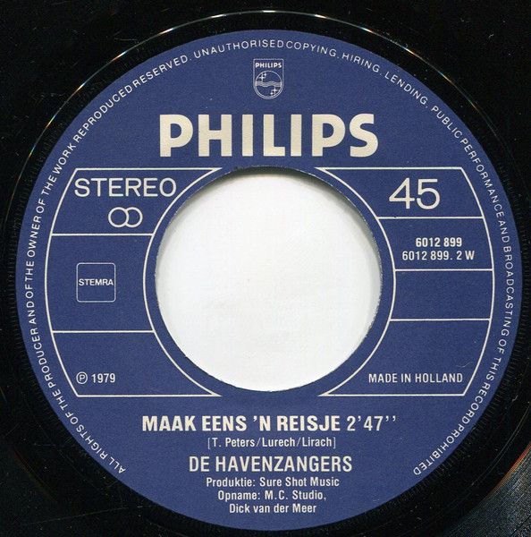 De Havenzangers – Greetje Uit De Polder (1979) – Hoes