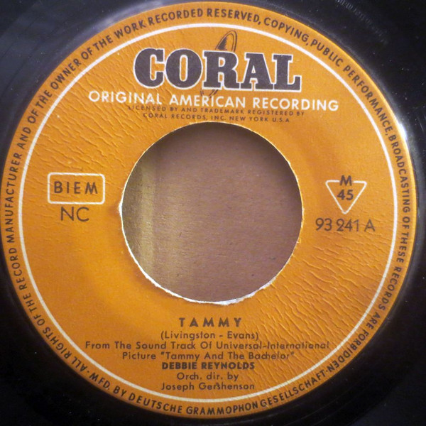 Debbie Reynolds – Tammy / "Main Title" And "Tammy" (1957) – Hoes