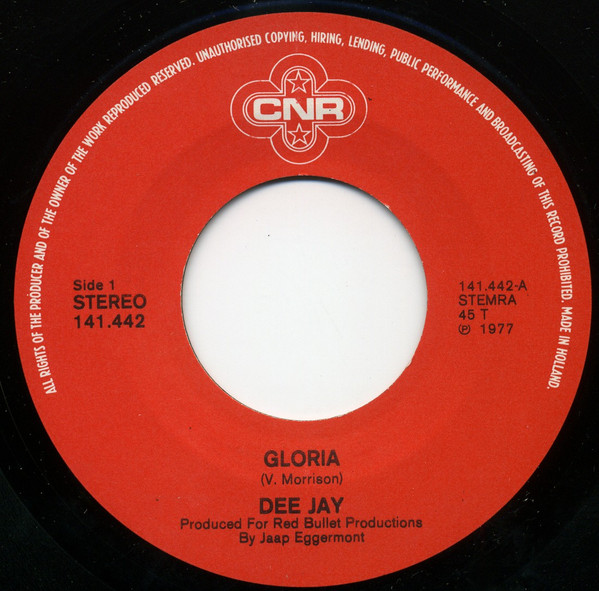 Dee Jay (3) – Gloria (1977) – Hoes
