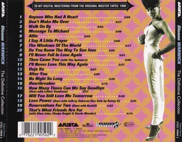 Dionne Warwick – The Definitive Collection (1999) – Foto 2