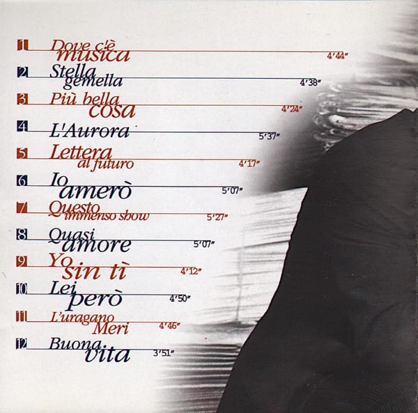 Eros Ramazzotti – Dove C'è Musica (1996) – Foto 1