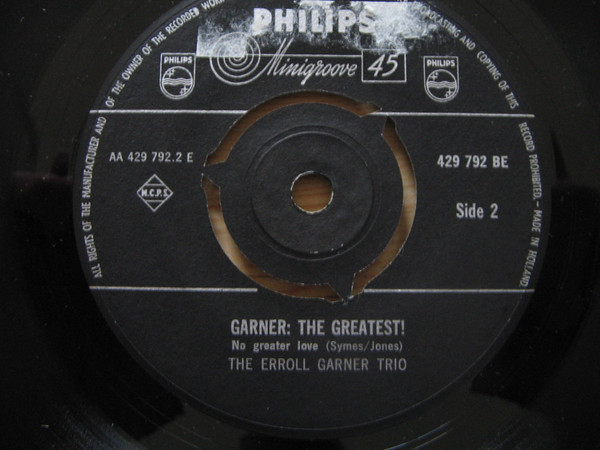 Erroll Garner Trio – Garner : The Greatest – Hoes