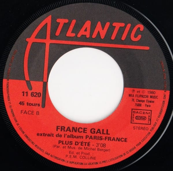 France Gall – Bébé, Comme La Vie (1980) – Foto 1