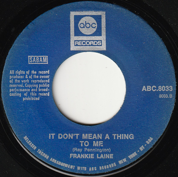 Frankie Laine – Laughing On The Outside (1968) – Hoes
