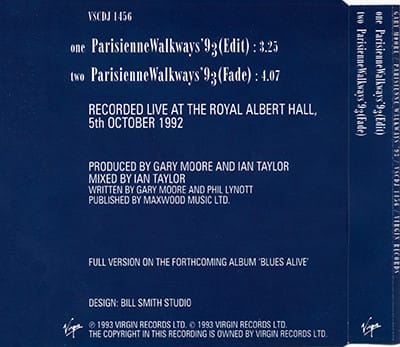 Gary Moore – Parisienne Walkways '93 (1993) – Foto 3