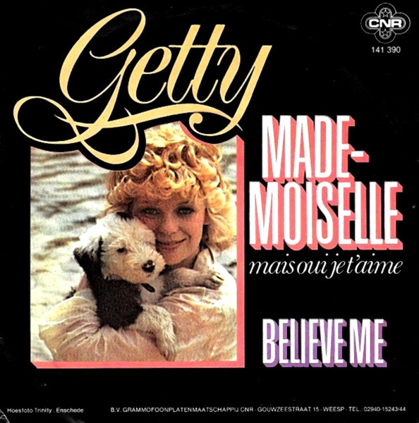 Getty Kaspers – Mademoiselle (Mais Oui Je T'Aime) (1977) – Hoes