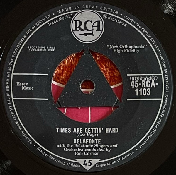 Harry Belafonte – Times Are Gettin' Hard (1959) – Hoes