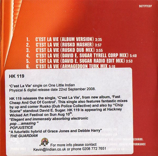 HK119 – C'est La Vie (2008) – Hoes