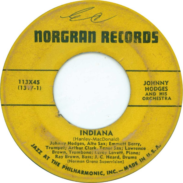 Johnny Hodges And His Orchestra – Easy Going Bounce (1954) – Hoes