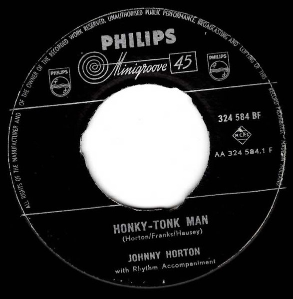 Johnny Horton – Honky-Tonk Man / I'm Ready If You're Willing (1958) – Hoes