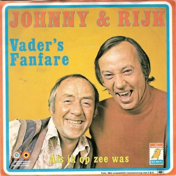 Johnny & Rijk – Vader's Fanfare (1974) – Hoes