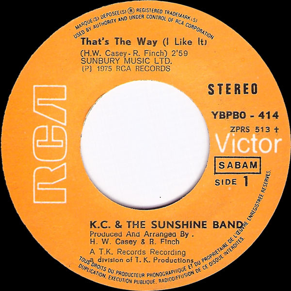 KC & The Sunshine Band – That's The Way (I Like It) (1975) – Hoes