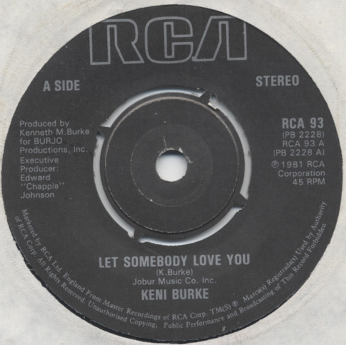 Keni Burke – Let Somebody Love You (1981) – Hoes