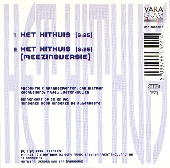 Kinderen voor Kinderen – Het Hithuis (1994) – Foto 2