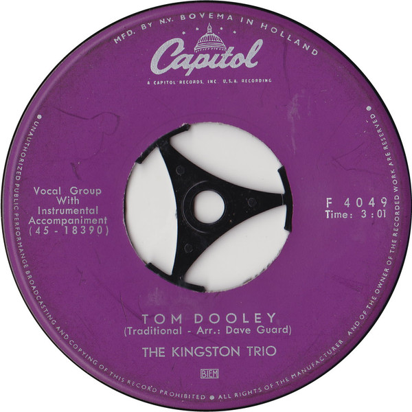 Kingston Trio – Tom Dooley (1958) – Hoes