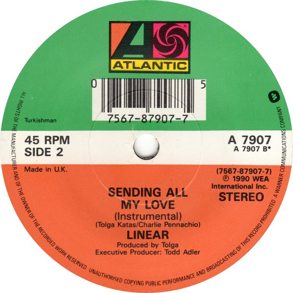 Linear – Sending All My Love (1990) – Hoes