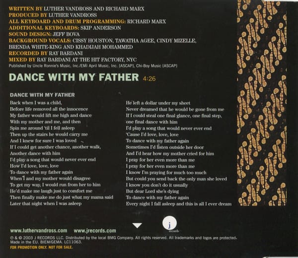 Luther Vandross – Dance With My Father (2003) – Foto 2
